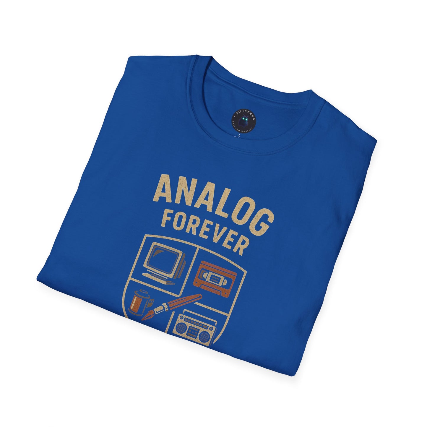 Analog Forever Lacks Trauma Tee – Retro Nostalgia Shirt