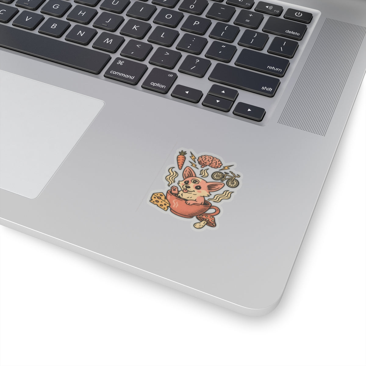 Whimsical Corgi Kiss-Cut Stickers - Fun Pet-Themed Decor for Laptops & Journals