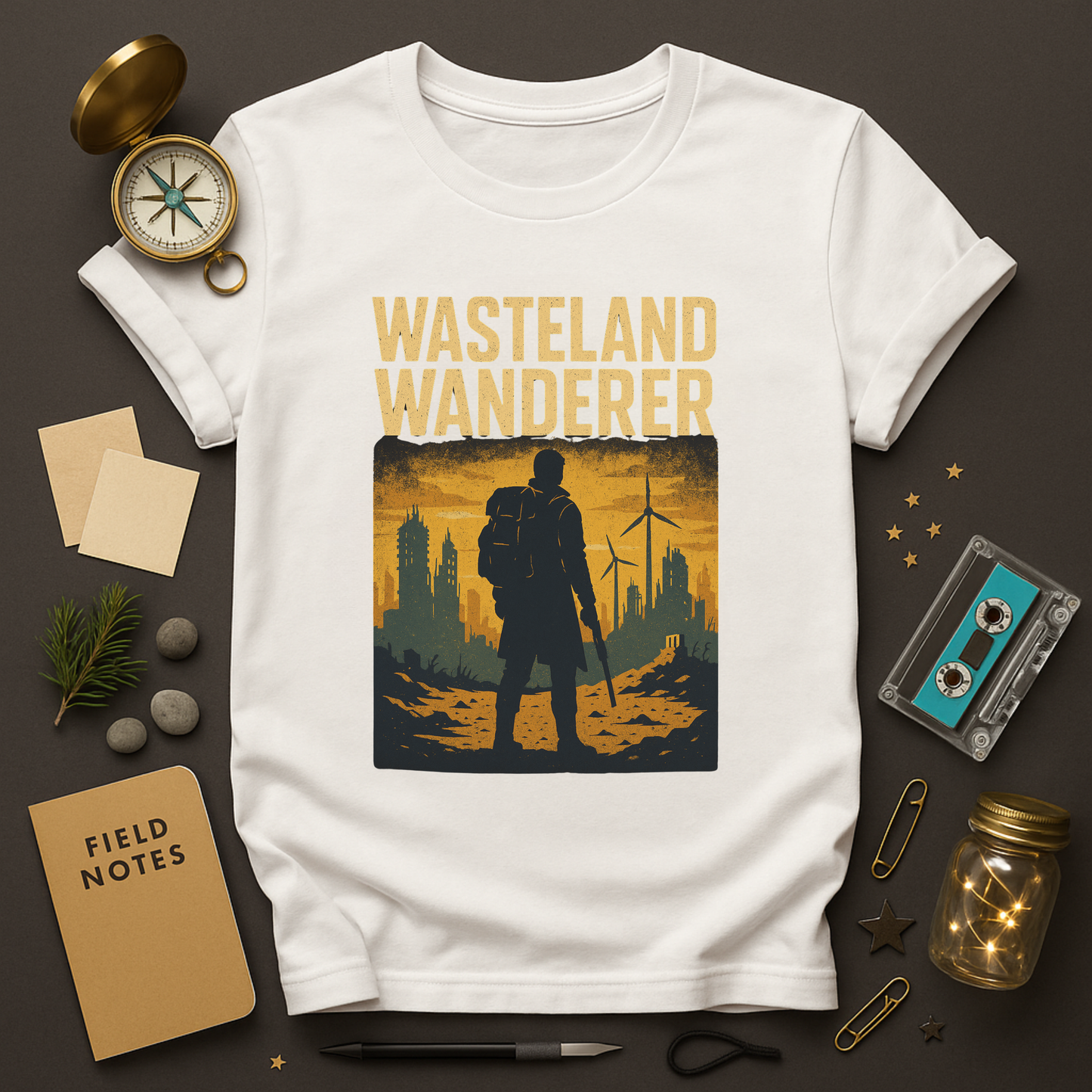 Wasteland Wanderer T-Shirt — Post-Apocalyptic Survival Tee