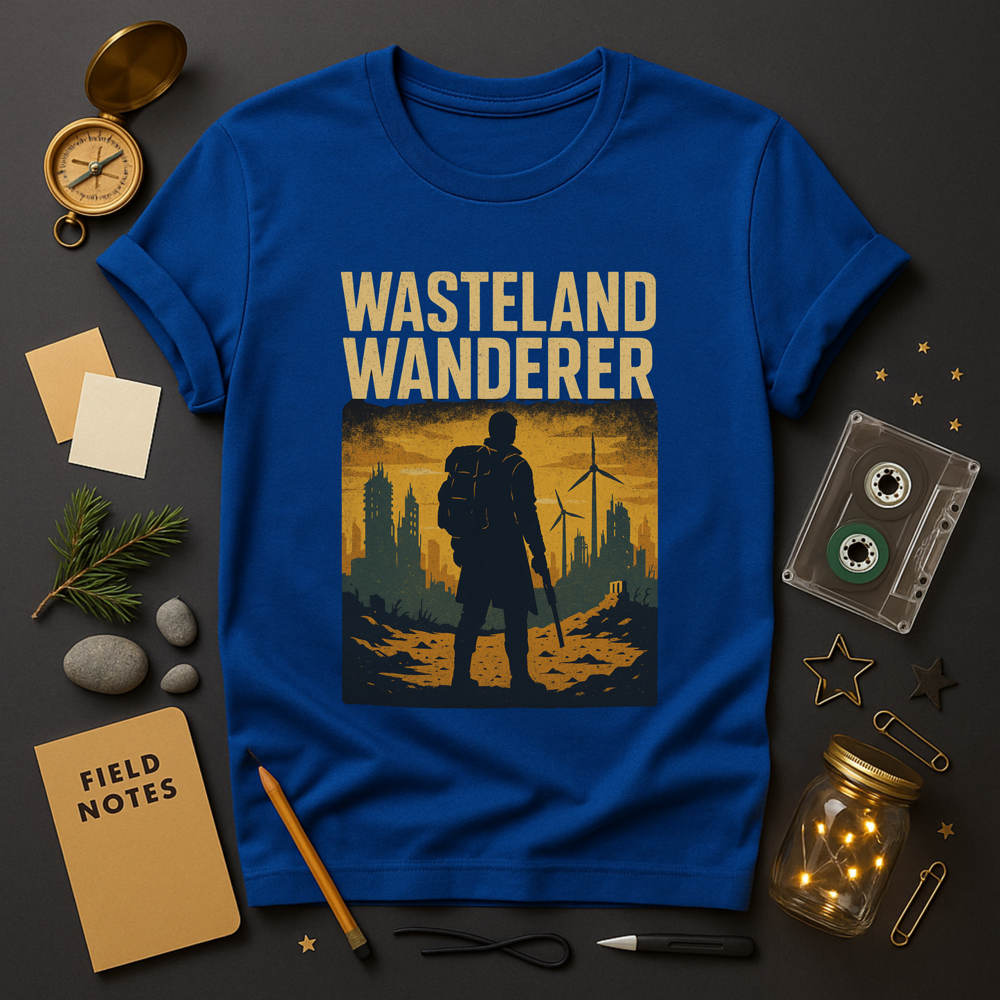 Wasteland Wanderer T-Shirt — Post-Apocalyptic Survival Tee