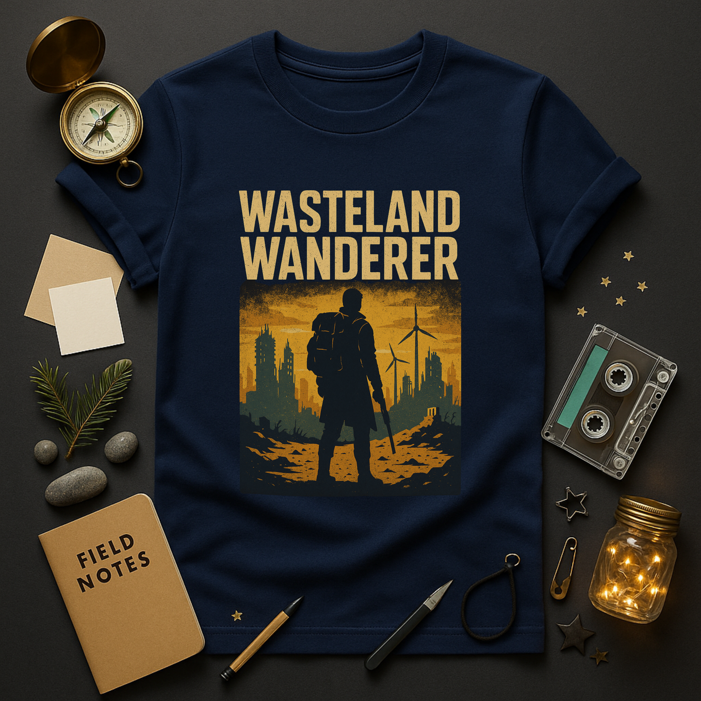 Wasteland Wanderer T-Shirt — Post-Apocalyptic Survival Tee