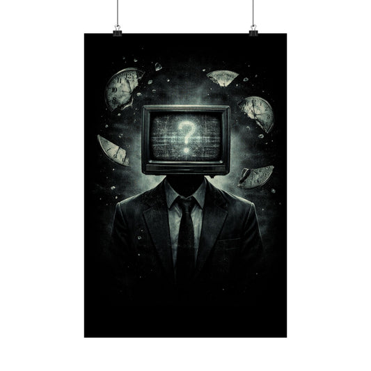 Static Mind – TV Head Identity Poster