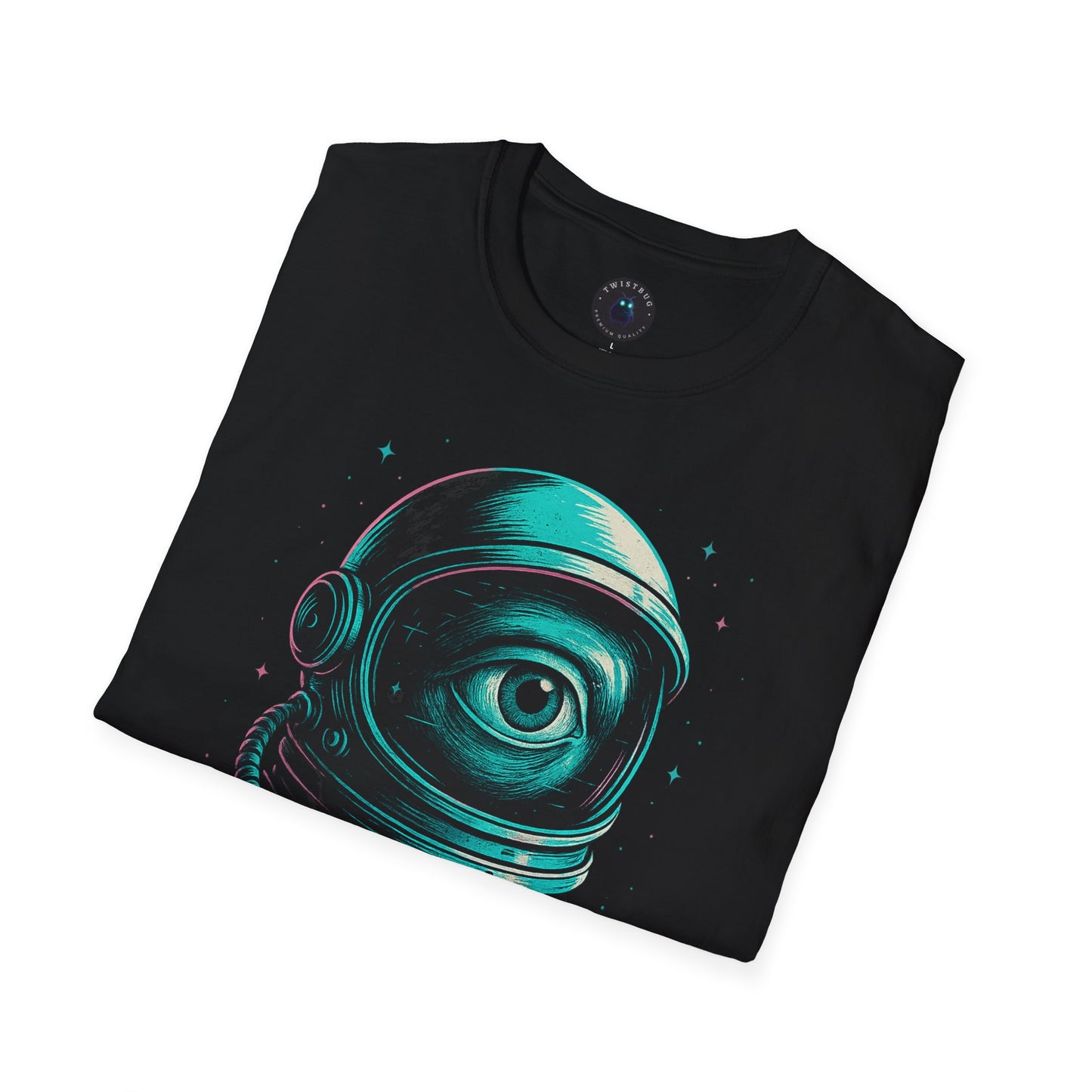 Cyclops Astronaut T-Shirt – Neon Space Eye Helmet Tee
