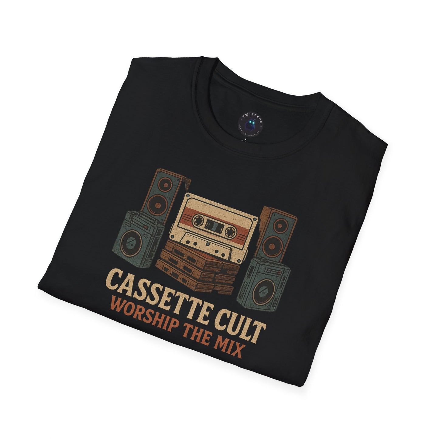 Cassette Cult – Worship the Mix Retro T-Shirt