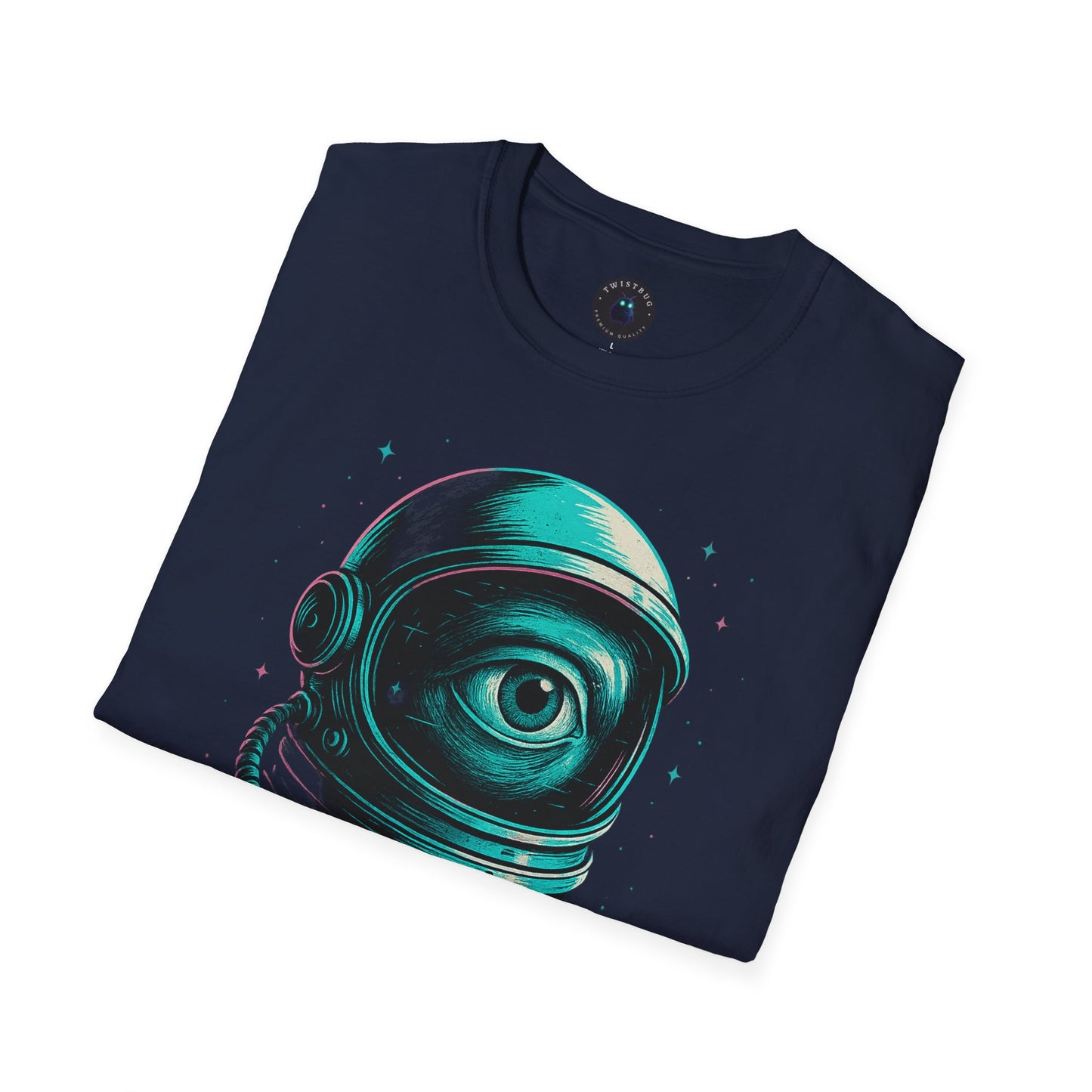 Cyclops Astronaut T-Shirt – Neon Space Eye Helmet Tee