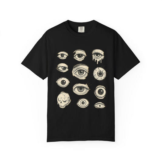 All Eyes On You T-Shirt – Sketchy Weirdcore Eyeball Graphic Tee | Twistbug