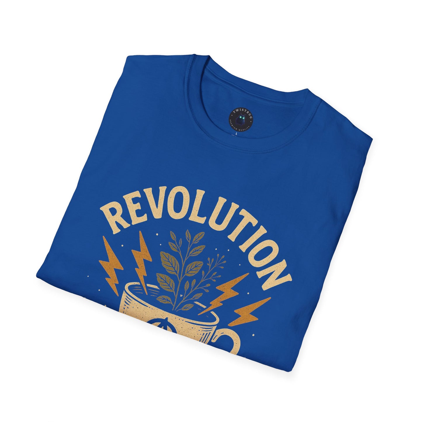 Revolution in a Teacup — Tea Cup Lightning Graphic T-Shirt | Twistbug