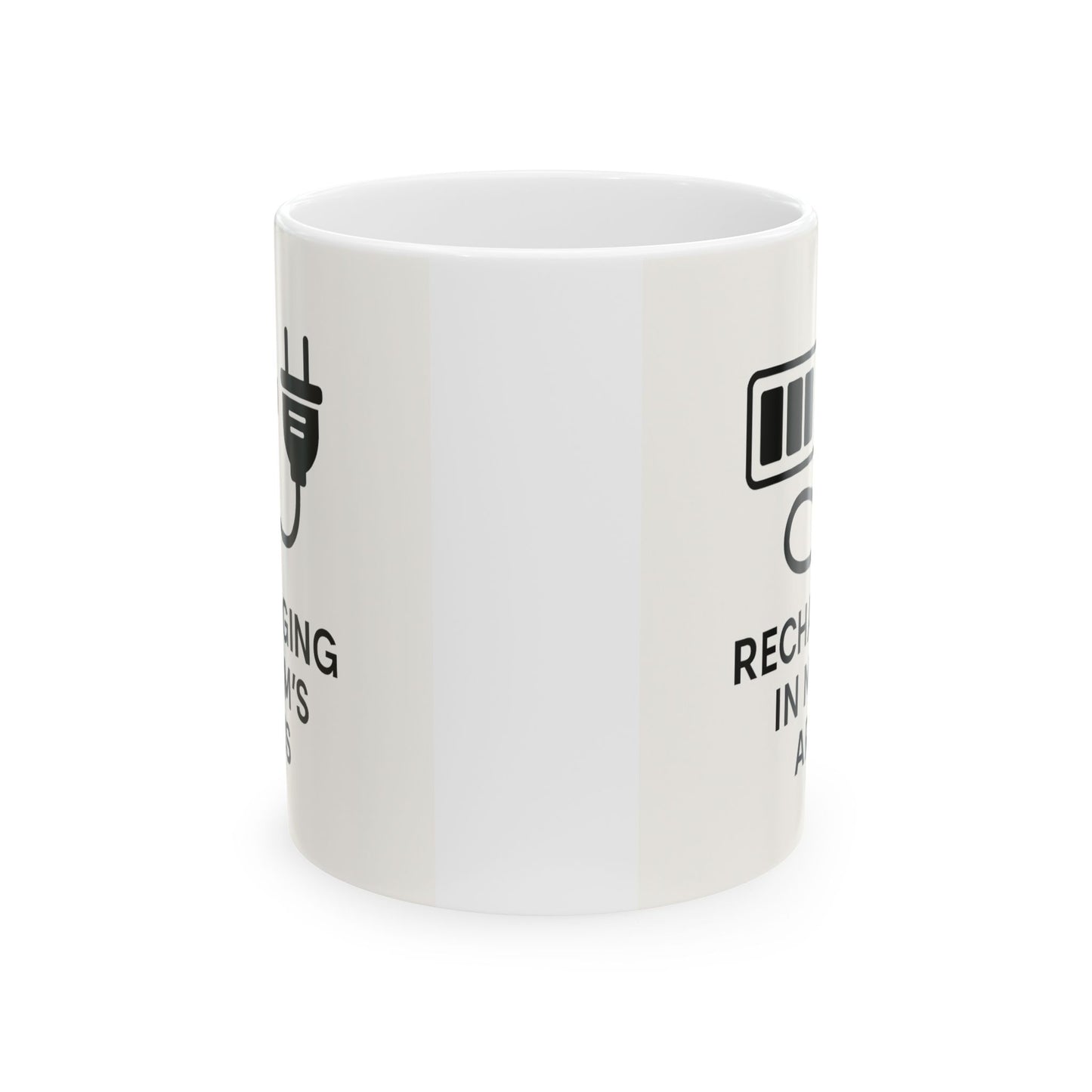 Recharge Your Mom's Energy Ceramic Mug - Perfect Gift for Moms