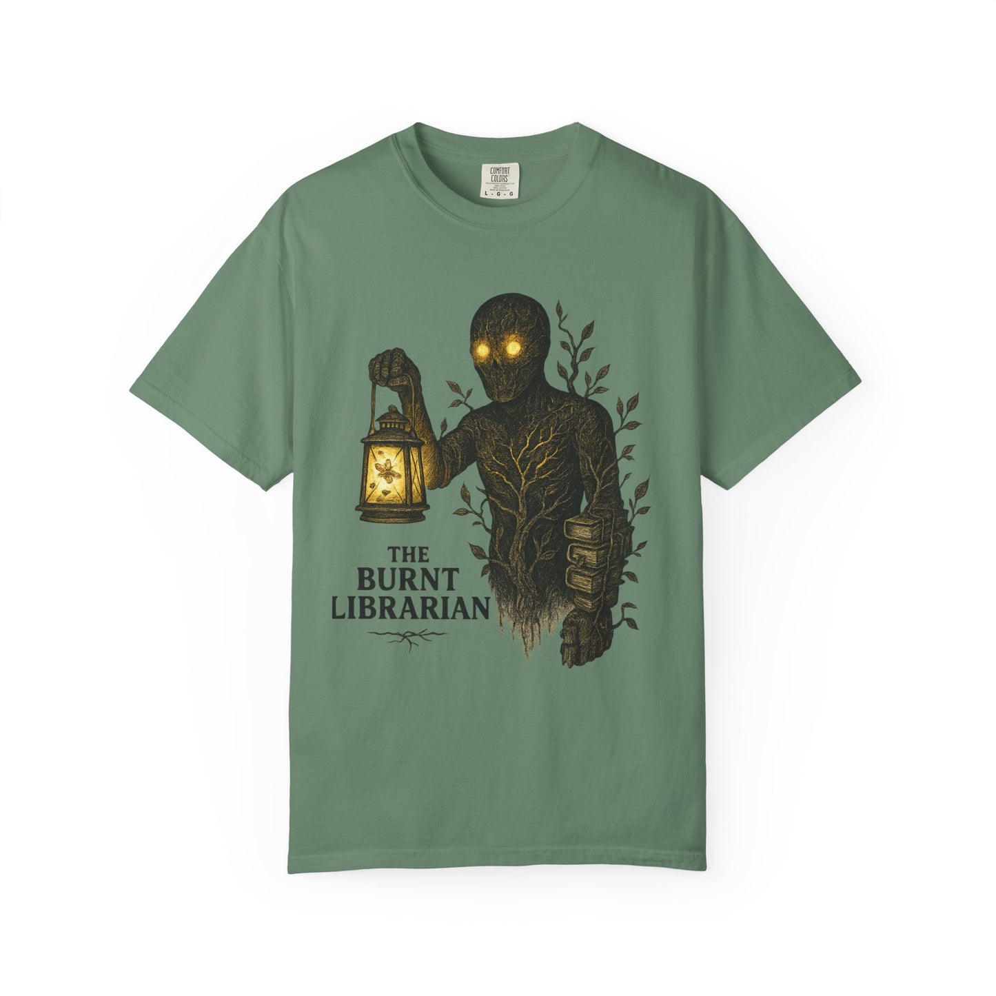 The Burnt Librarian T-Shirt – Dark Academia Horror Graphic Tee | Twistbug