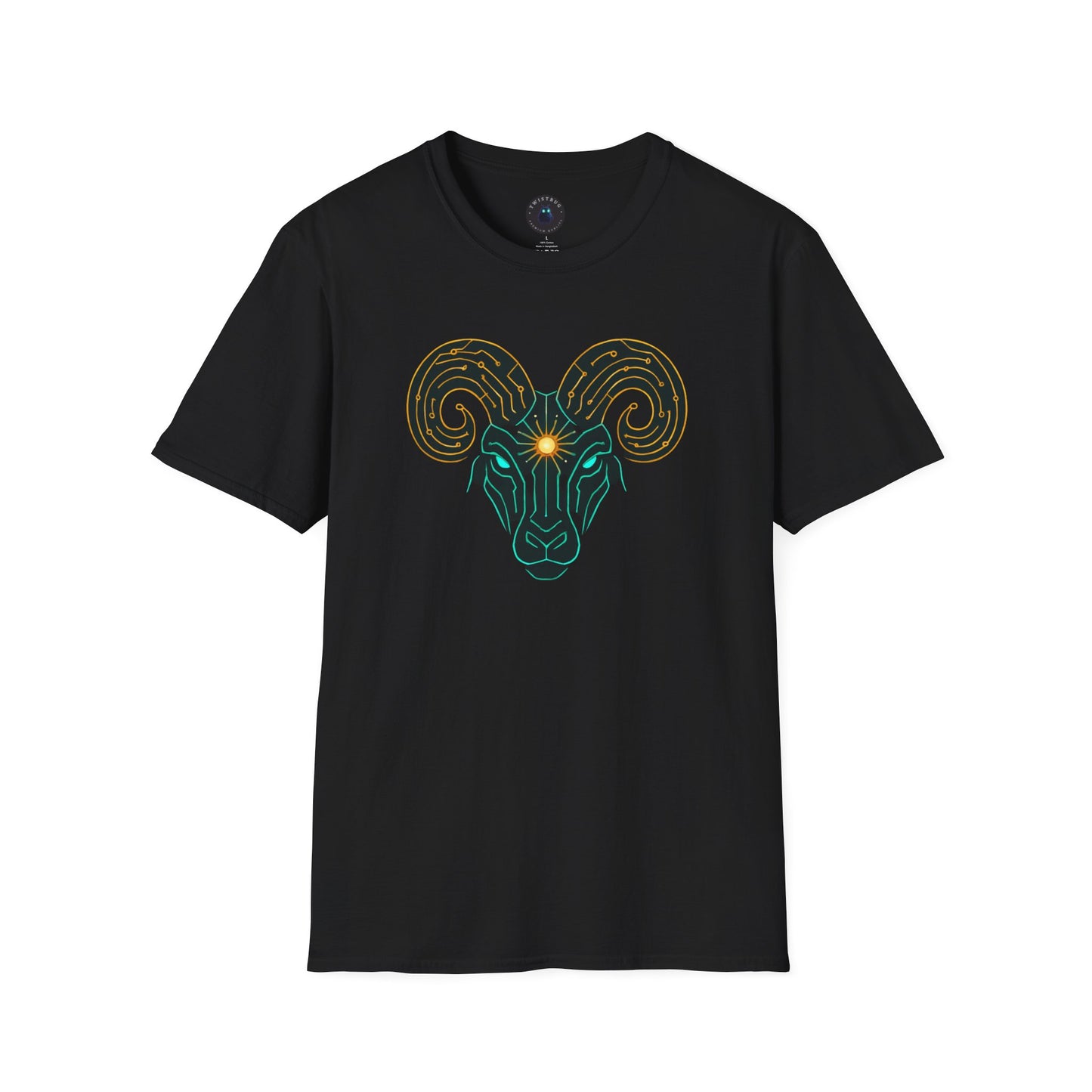 Cyber Ram T-Shirt | Futuristic Animal Design
