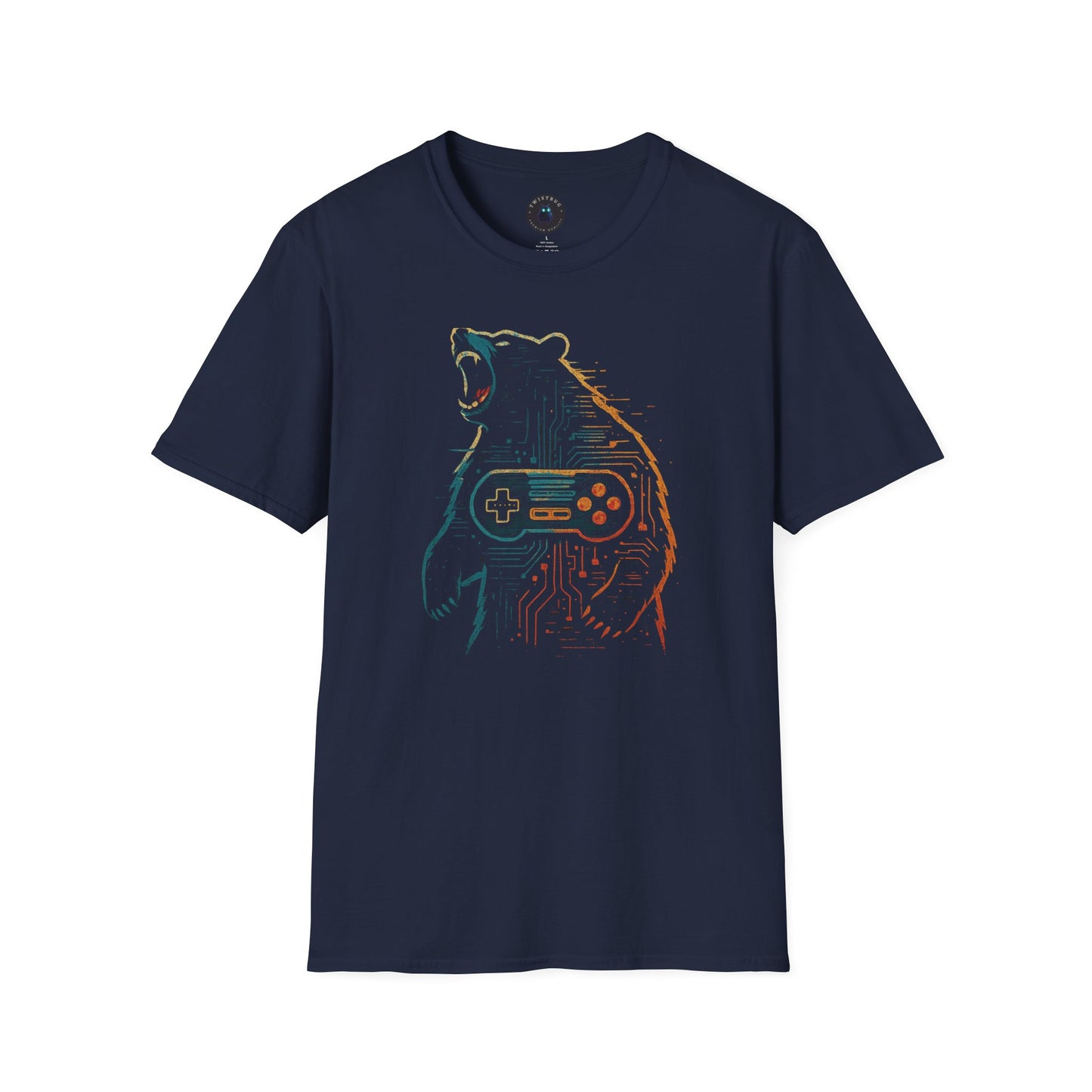 Cyber Bear Gamer Tee – Circuit Controller Graphic