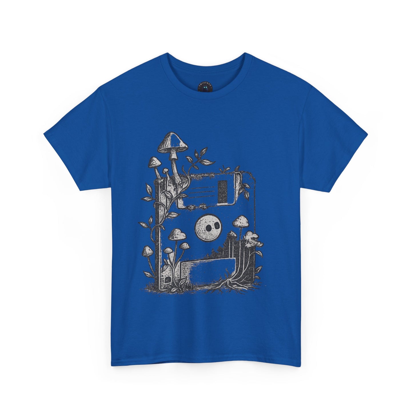 Floppy Forest T-Shirt – Analog Nature Mushroom Tee | Twistbug