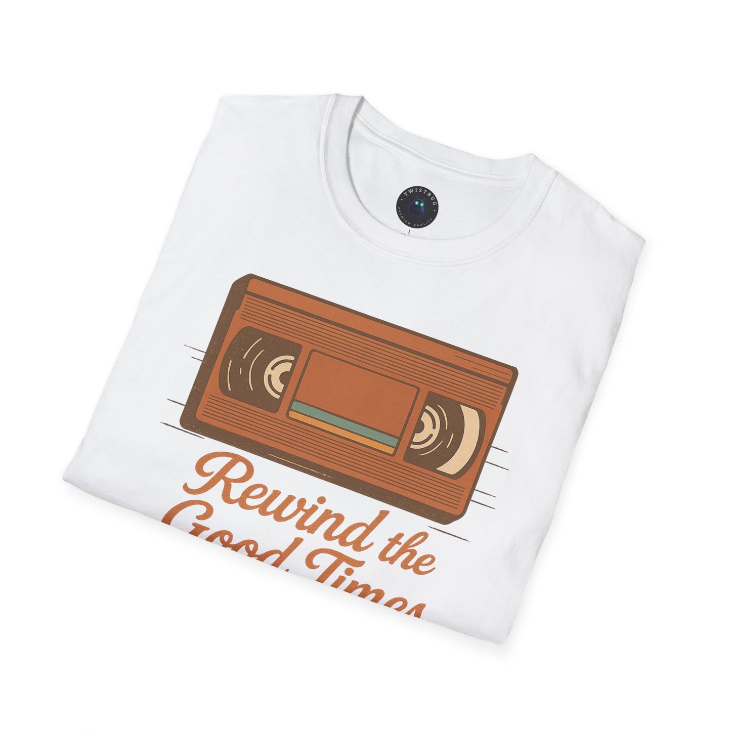 Rewind the Good Times VHS T-Shirt | Retro VHS Tee