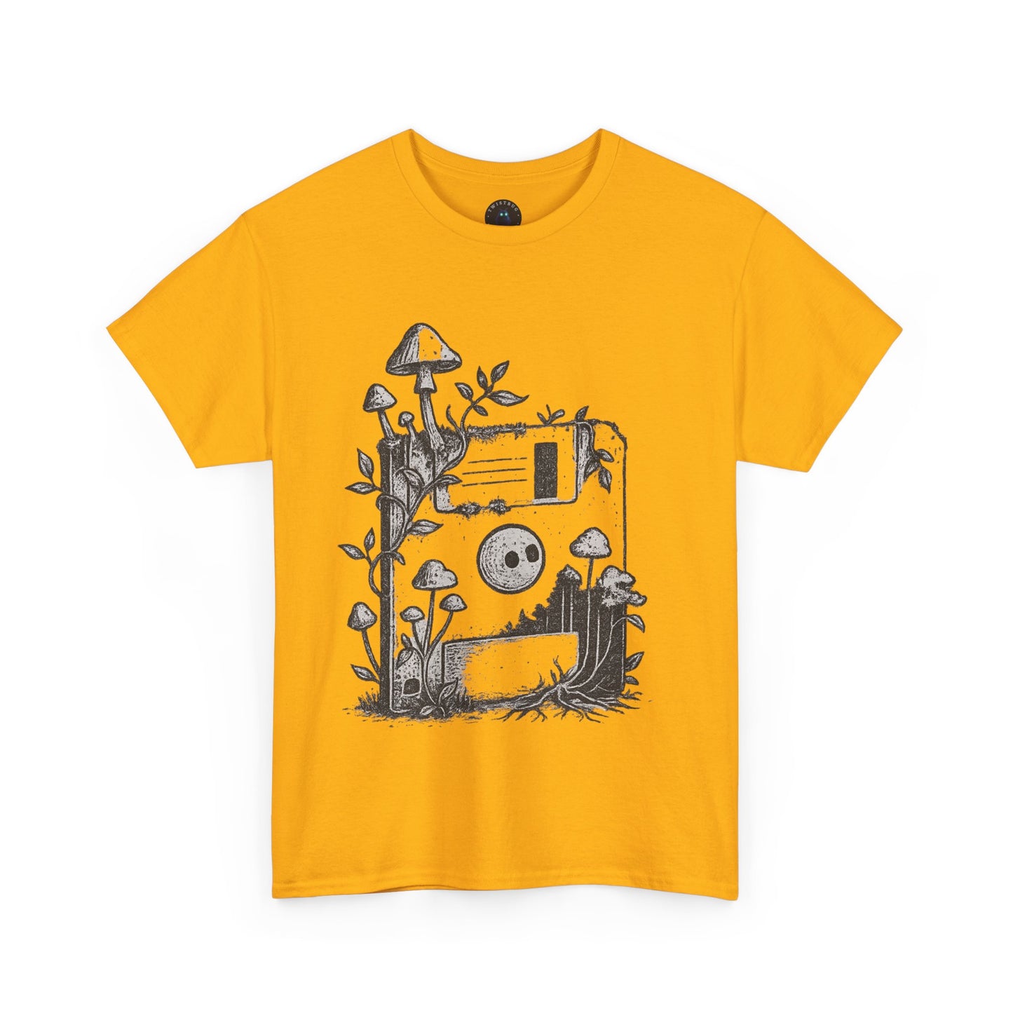 Floppy Forest T-Shirt – Analog Nature Mushroom Tee | Twistbug