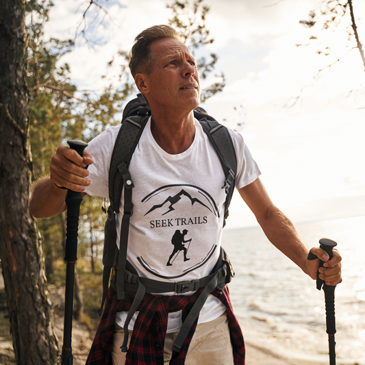 Adventure-Inspired Unisex T-Shirt - "Seek Trails" Hiking Tee