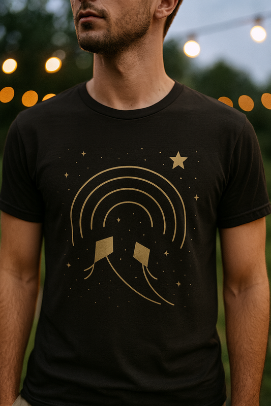 Signal Kites — Night Arcs Cosmic T-Shirt | Twistbug