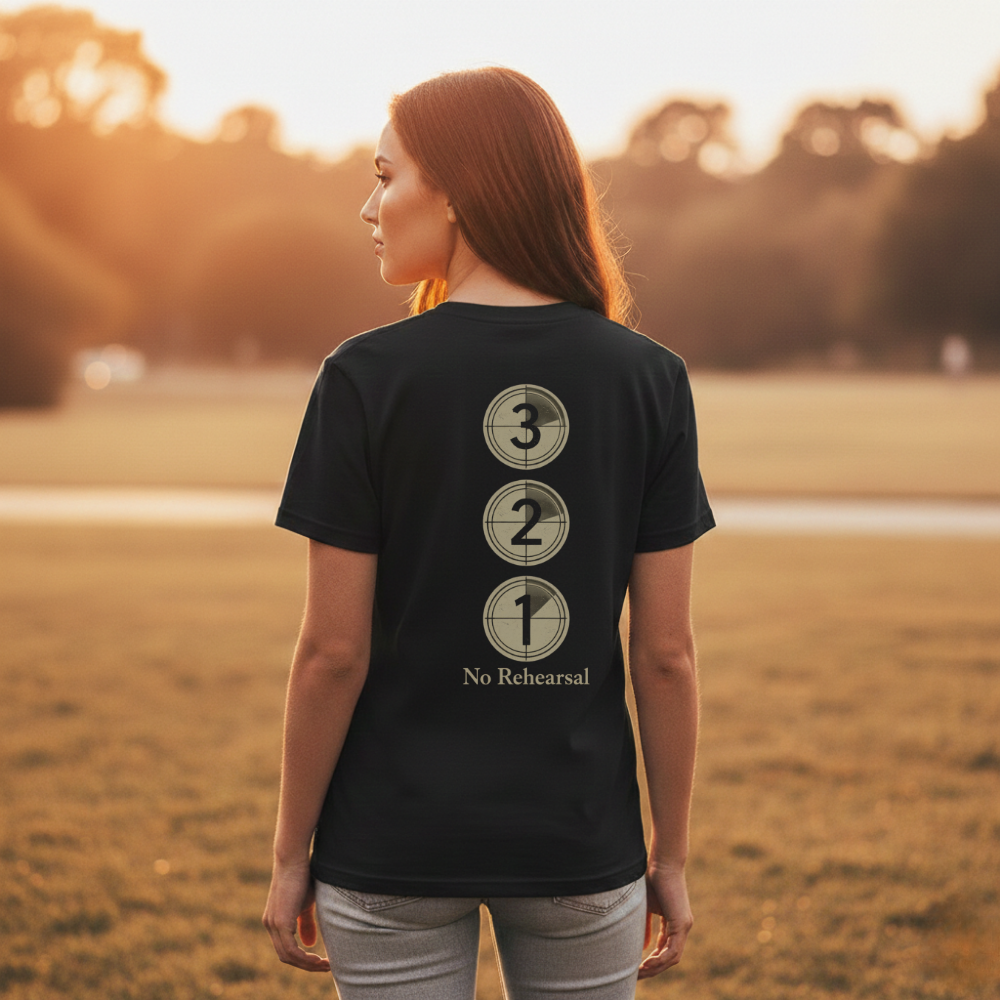 Cinematic 3-2-1 spine-aligned streetwear design