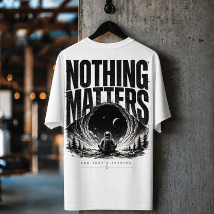 Nothing Matters | Graphic Oversized Boxy Shirt