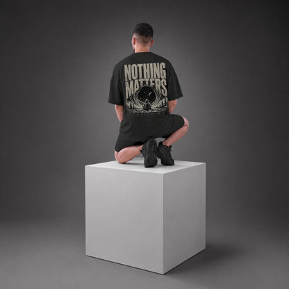 Nothing Matters | Graphic Oversized Boxy Shirt