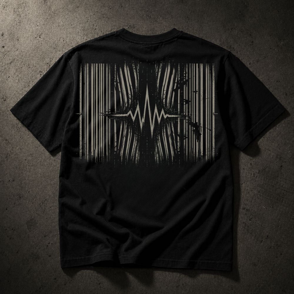 Not A Product — Barcode | Graphic Oversized Boxy Shirt