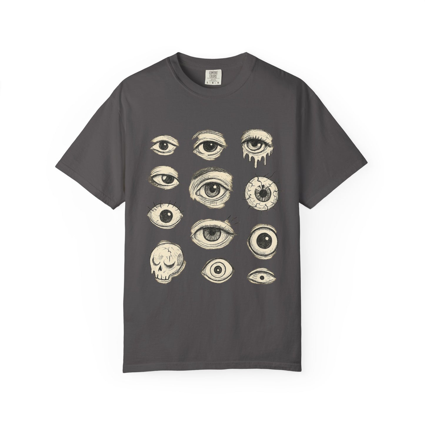 All Eyes On You T-Shirt – Sketchy Weirdcore Eyeball Graphic Tee | Twistbug
