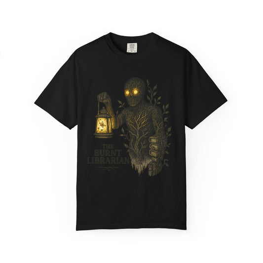 The Burnt Librarian T-Shirt – Dark Academia Horror Graphic Tee | Twistbug