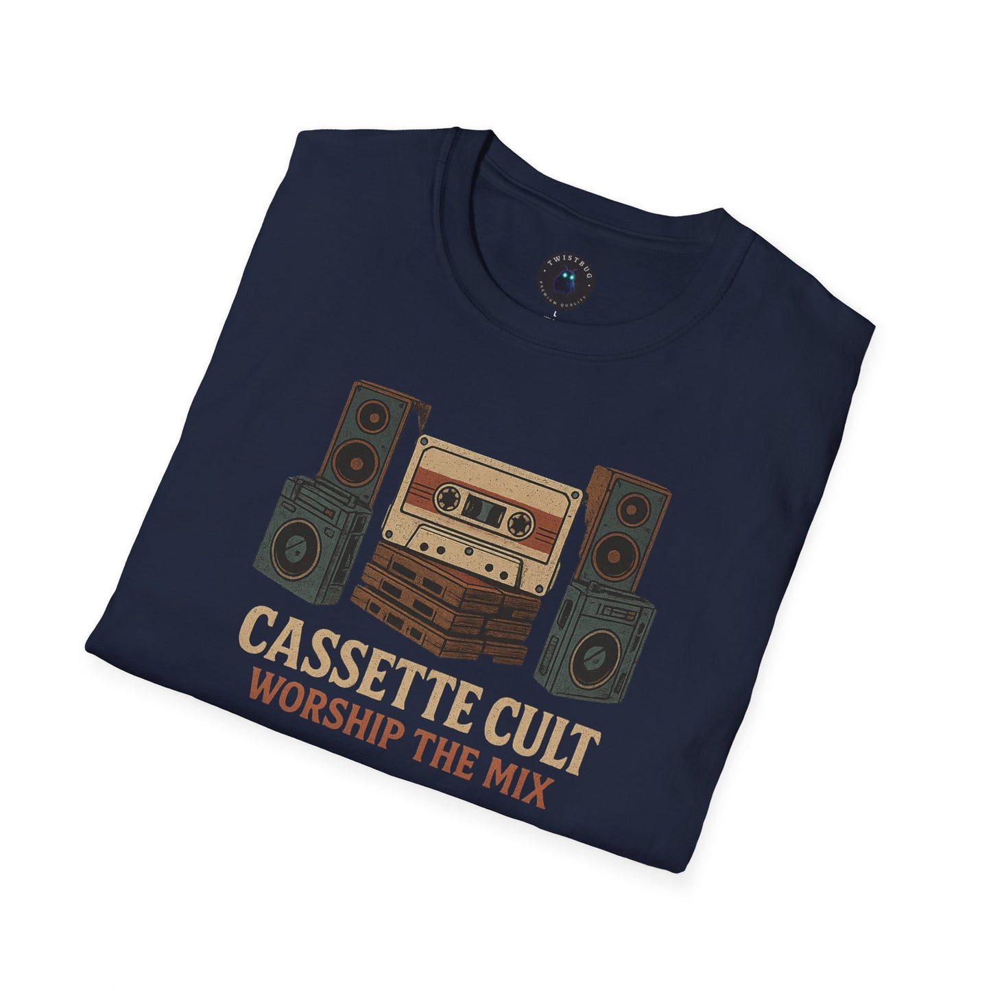 Cassette Cult – Worship the Mix Retro T-Shirt