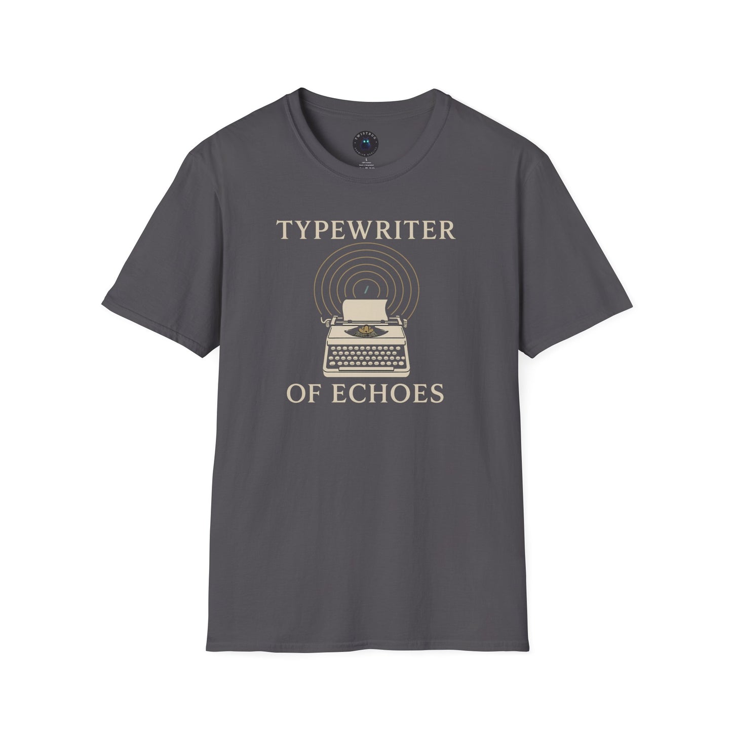 Typewriter of Echoes Retro Writer T-Shirt