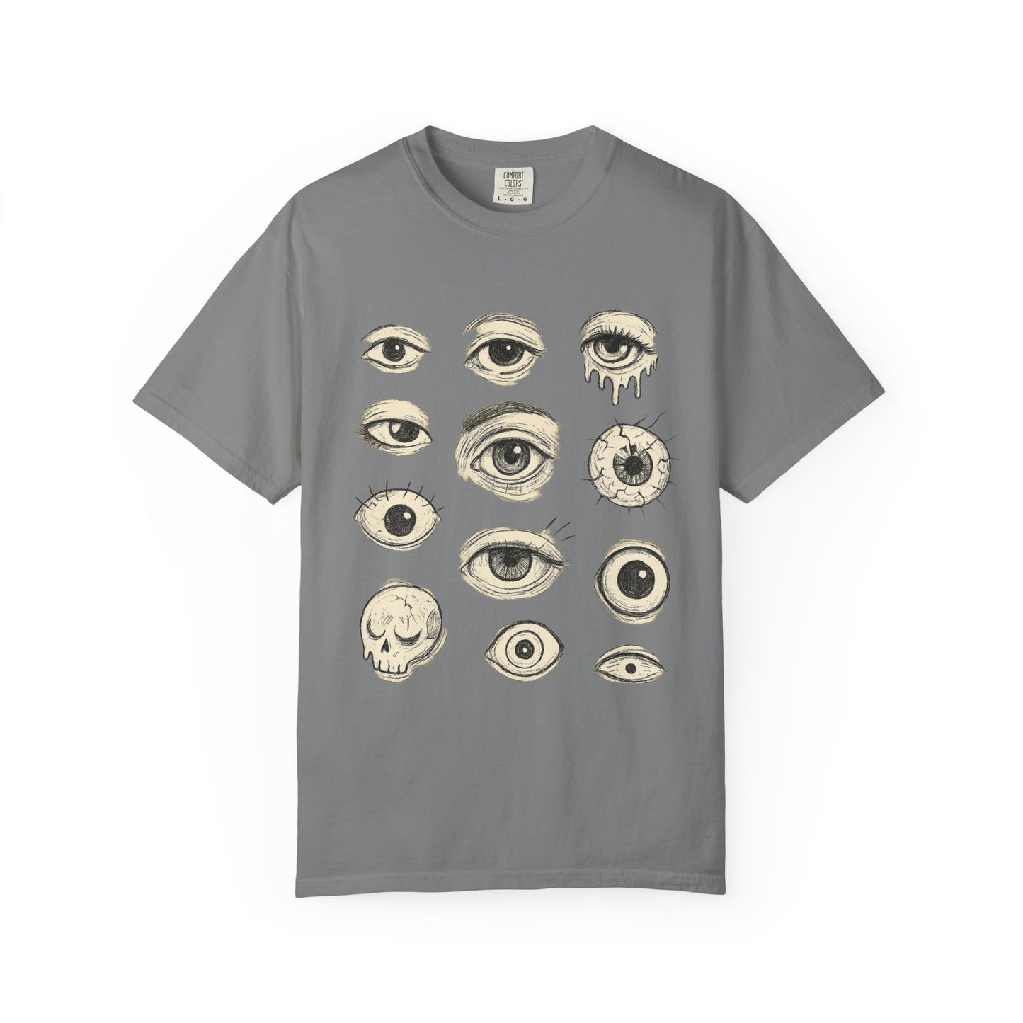 All Eyes On You T-Shirt – Sketchy Weirdcore Eyeball Graphic Tee | Twistbug
