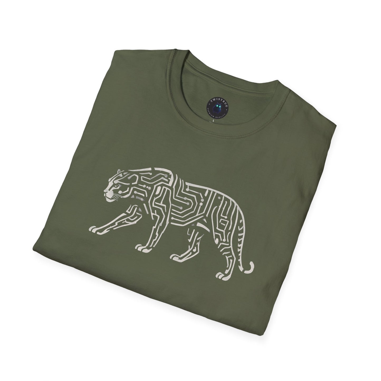Cyber Tiger T-Shirt | Futuristic Animal Design