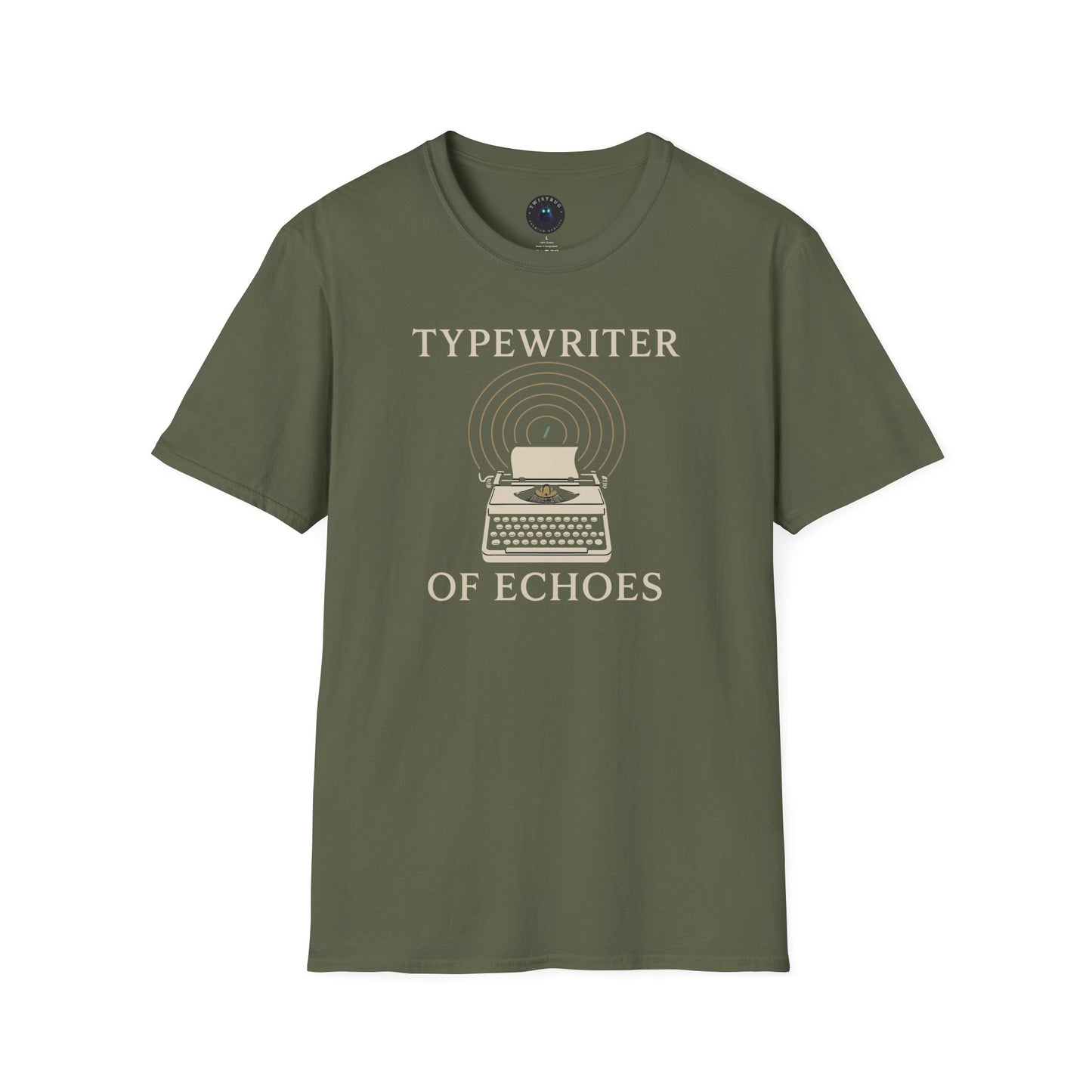 Typewriter of Echoes Retro Writer T-Shirt