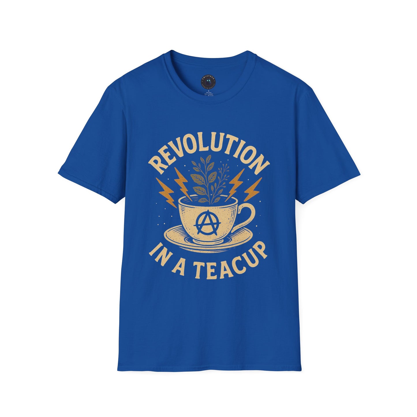 Revolution in a Teacup — Tea Cup Lightning Graphic T-Shirt | Twistbug