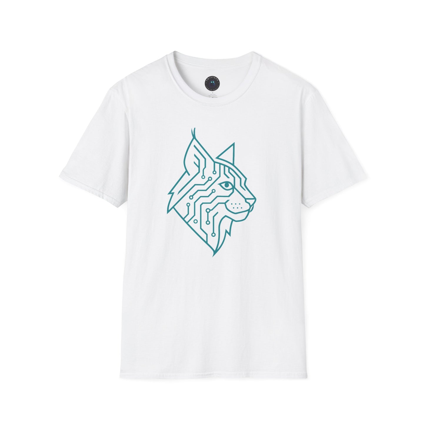Cyber Lynx T-Shirt | Futuristic Cat Design
