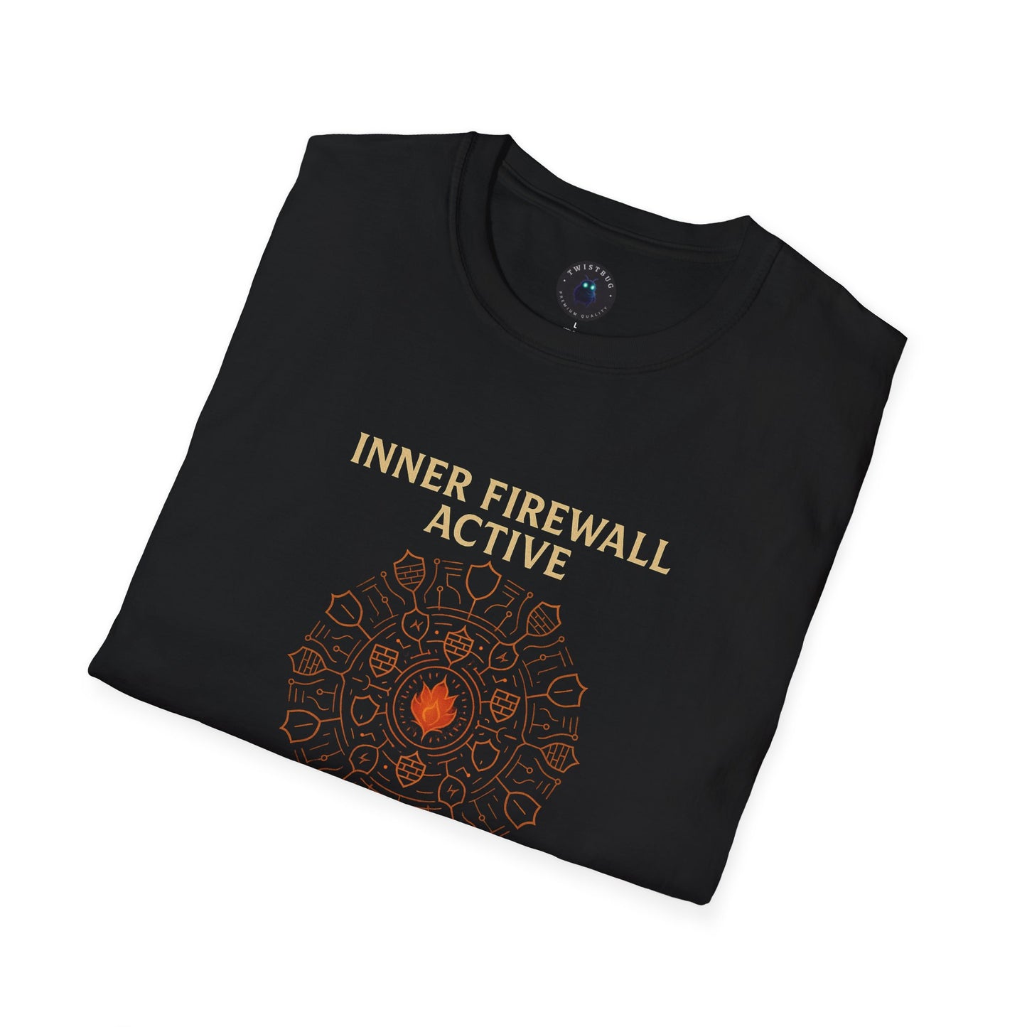Inner Firewall Active T-Shirt | Digital Mindfulness Graphic Tee