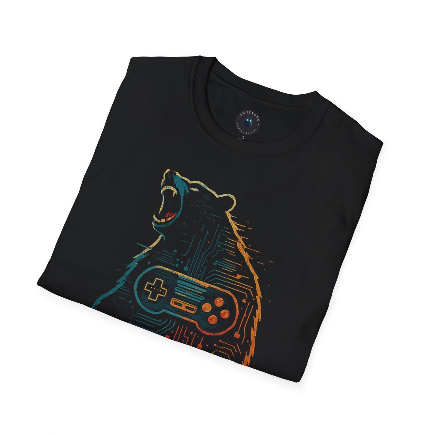 Cyber Bear Gamer Tee – Circuit Controller Graphic