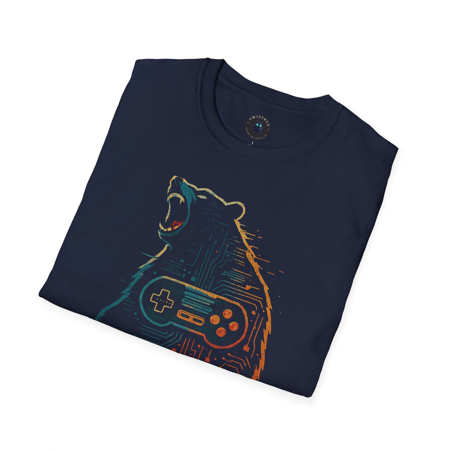Cyber Bear Gamer Tee – Circuit Controller Graphic