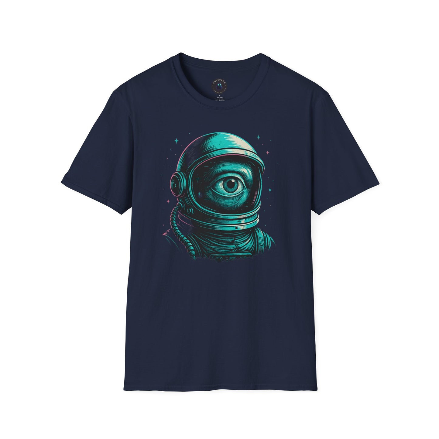 Cyclops Astronaut T-Shirt – Neon Space Eye Helmet Tee
