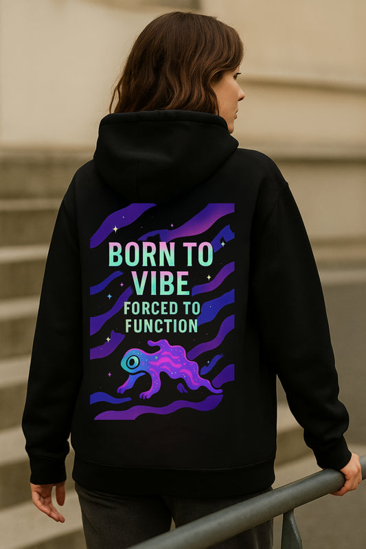 Born to Vibe Hooded Sweatshirt, Casual Streetwear, Unisex Gift, Cozy Hoodie, Perfect for Fall, Vibe Apparel