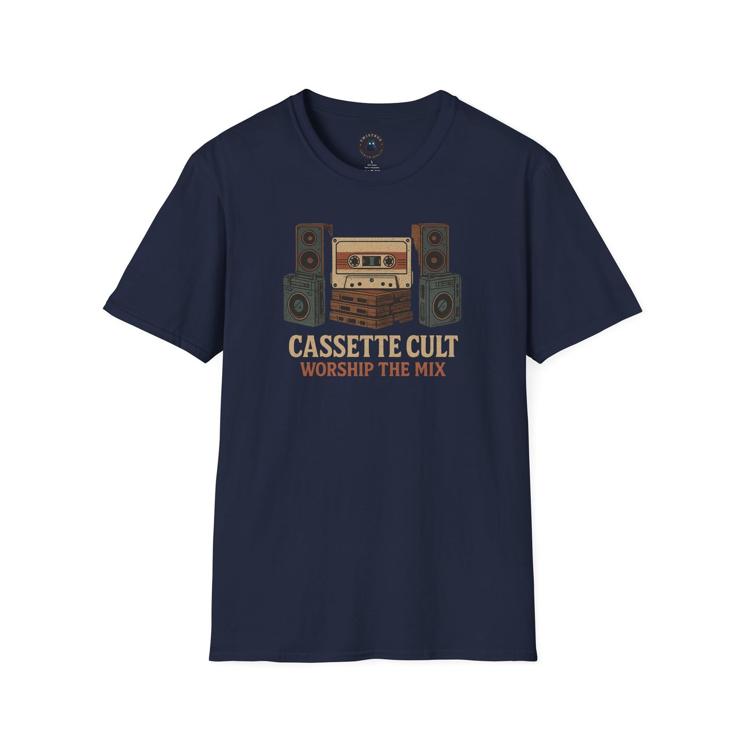 Cassette Cult – Worship the Mix Retro T-Shirt