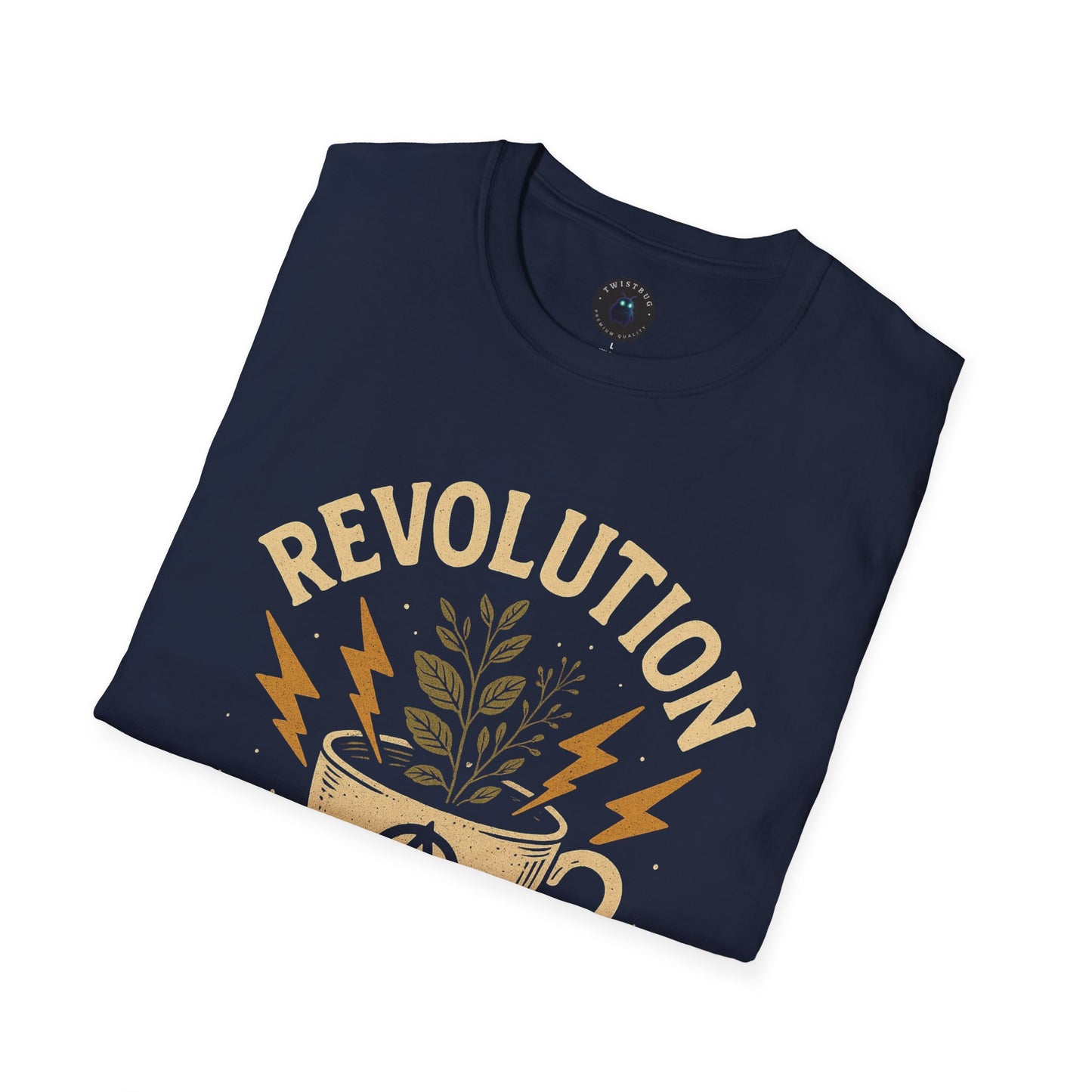Revolution in a Teacup — Tea Cup Lightning Graphic T-Shirt | Twistbug