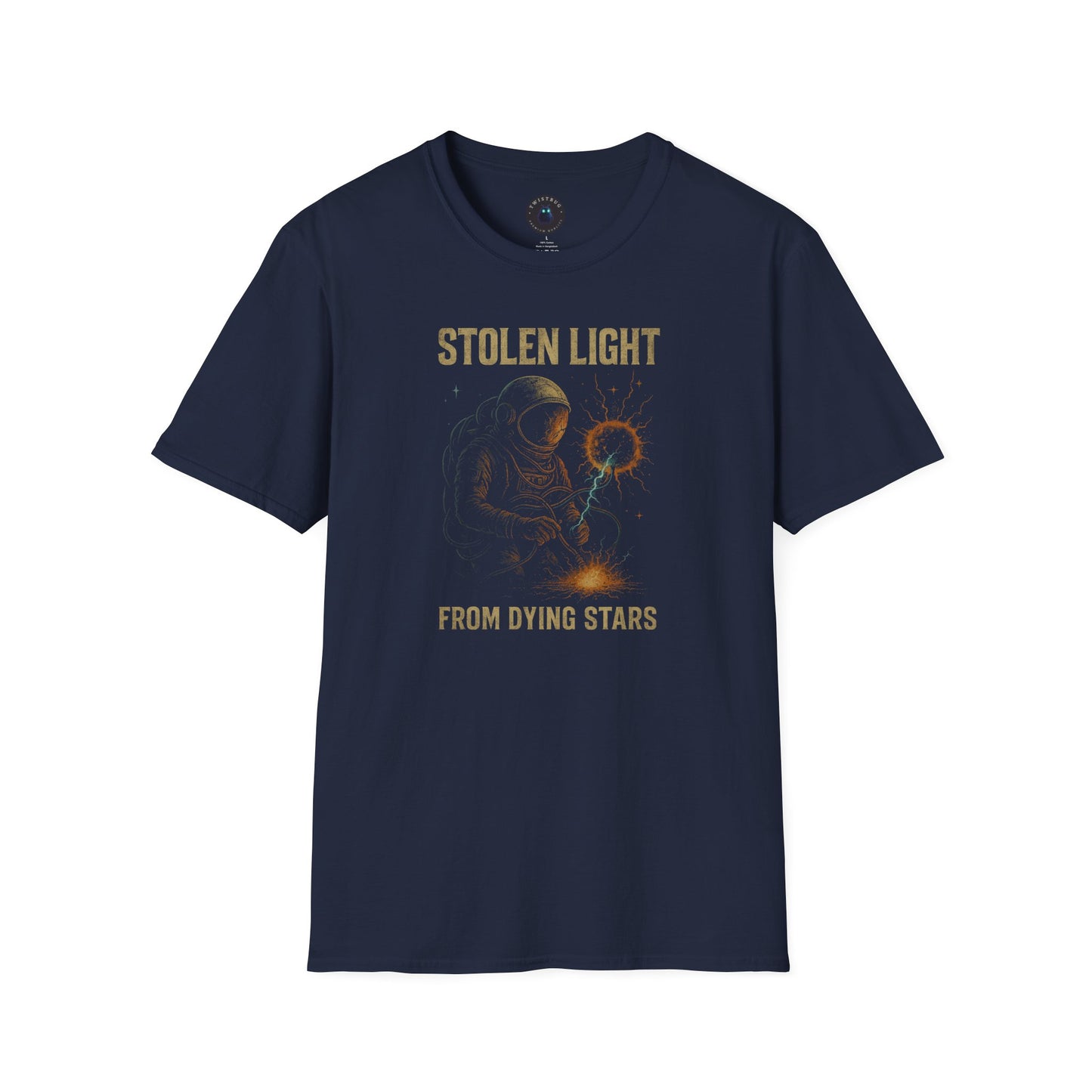Stolen Light From Dying Stars – Cosmic Astronaut T-Shirt