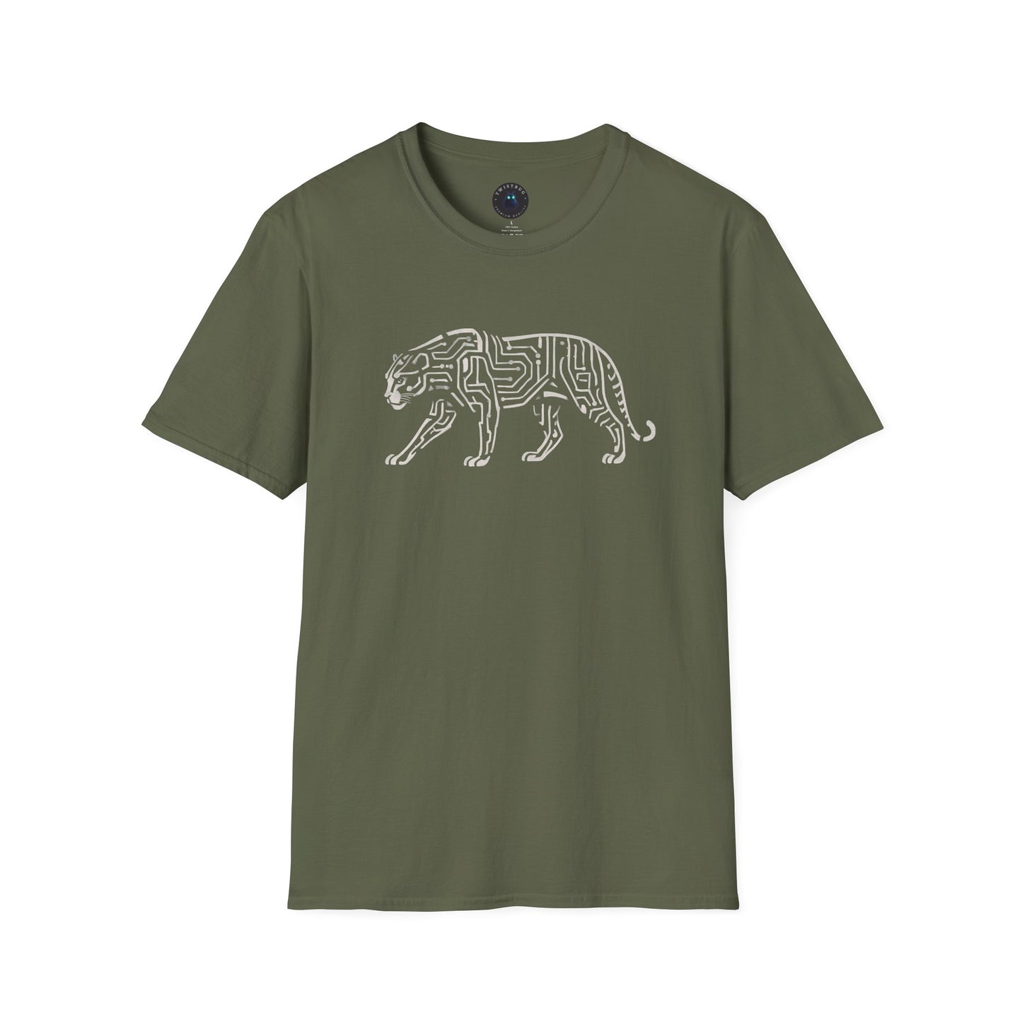 Cyber Tiger T-Shirt | Futuristic Animal Design