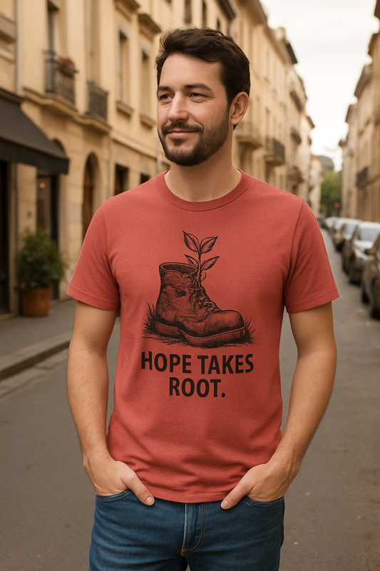 Hope Takes Root T-Shirt – Uplifting Nature Graphic Tee | Twistbug