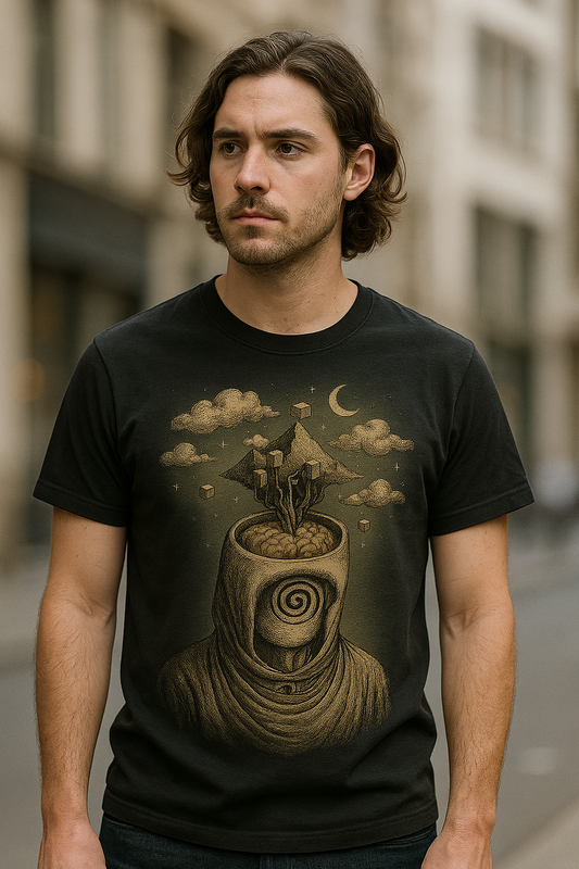Unconscious Depth Tee – Surreal Psyche Art tshirt | Twistbug