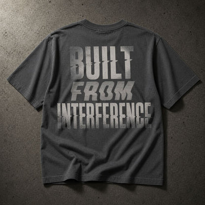 Built From Interference | Graphic Oversized Boxy Tee
