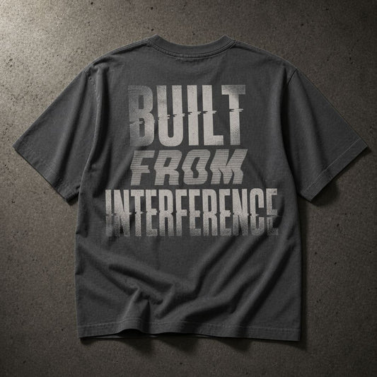 Built From Interference | Graphic Oversized Boxy Tee