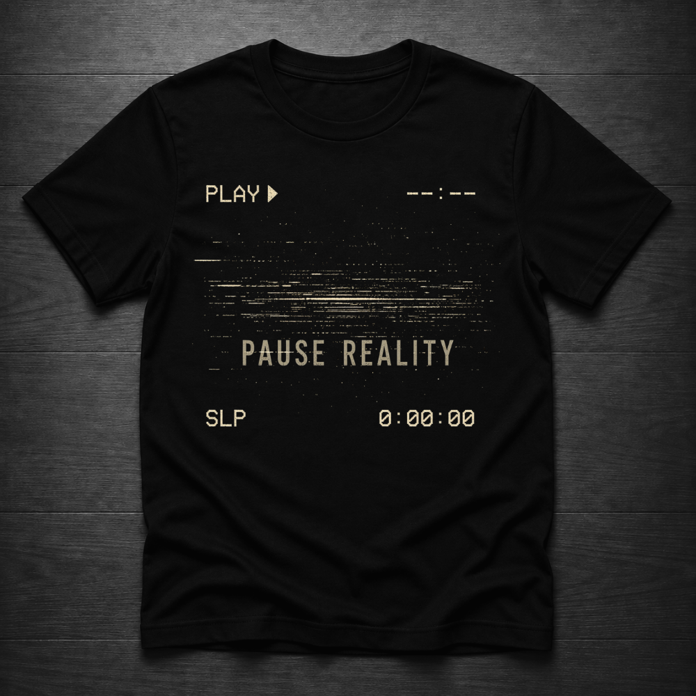 Pause Reality VHS Glitch