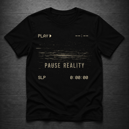 Pause Reality VHS Glitch
