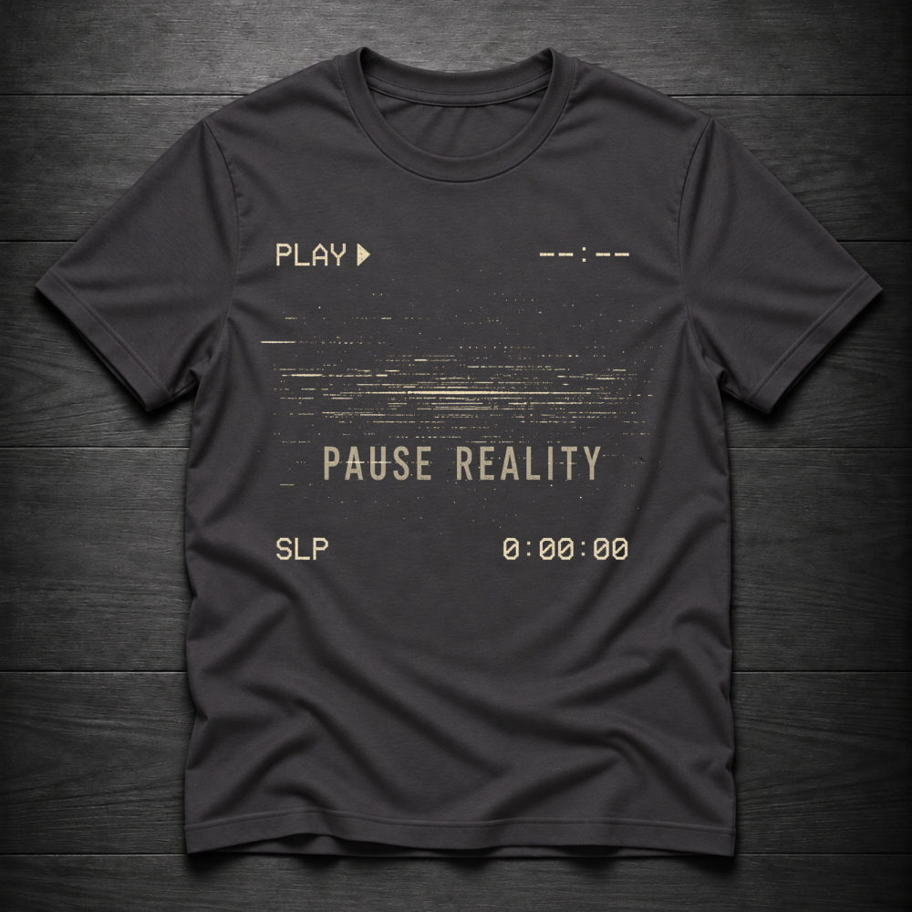 Pause Reality VHS Glitch