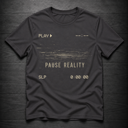 Pause Reality VHS Glitch